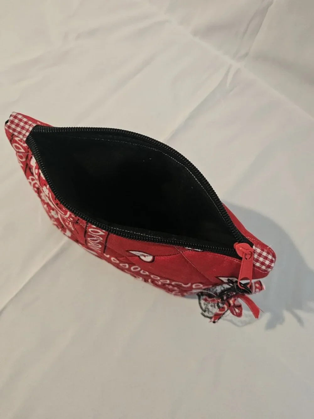 Bandana Makeup Bag Handmade Quilted